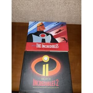 ART OF THE INCREDIBLES 1 & 2 CHRONICLE BOOKS SIGNED BY SARAH VOWELL